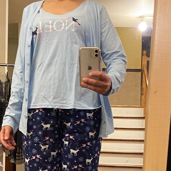 3 Piece Cardigan Pajama Set (Kim Rogers®) - Picture 7 of 7